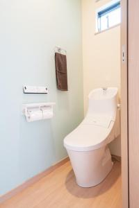 Koupelna v ubytování Fuji Fabric Stay