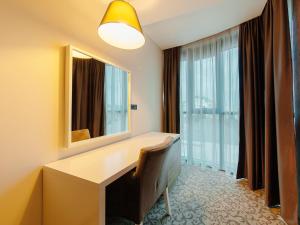 Katil atau katil-katil dalam bilik di Hotel New Star