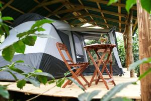 Patio nebo venkovní prostory v ubytování Reserva Azul
