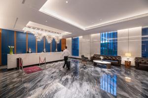 Mercure Shenzhen Longgang的休息区