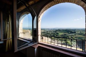 Balkón nebo terasa v ubytování B&B San Gimignano Diffuso