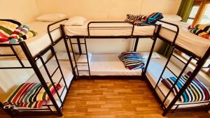 Postel nebo postele na pokoji v ubytování Madpackers Manali