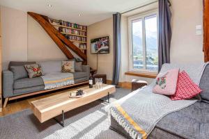 Posezení v ubytování La Belle Epoque - Chamonix All Year