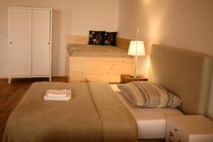 Postel nebo postele na pokoji v ubytování Bed&Bike Prachatice