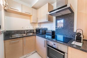 Dapur atau dapur kecil di Baia da Luz Resort