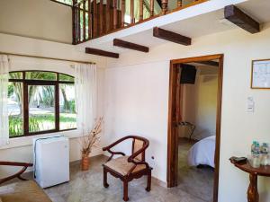 Posezení v ubytování Hosteria Quinta Paraiso