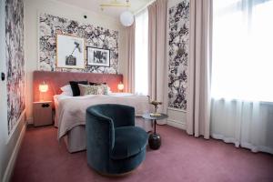 Posezení v ubytování The Vault Hotel, WorldHotels Crafted