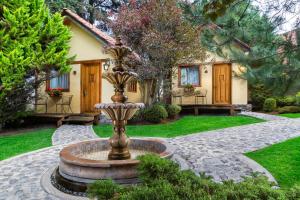 Zahrada ubytování Cabañas Sierra Mazamitla