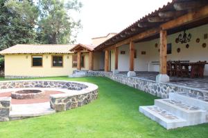 Zahrada ubytování Cabañas Sierra Mazamitla