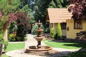 Zahrada ubytování Cabañas Sierra Mazamitla