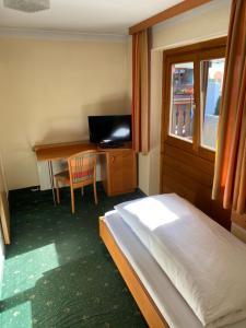 TV a/nebo společenská místnost v ubytování Hotel LukasMayr