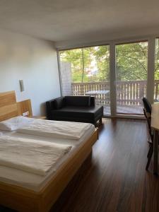 Postel nebo postele na pokoji v ubytování Hotel LukasMayr