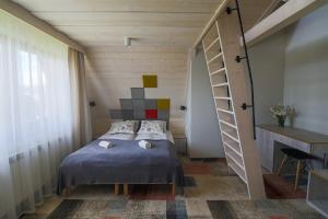 Posteľ alebo postele v izbe v ubytovaní Villa Moje Tatry 2