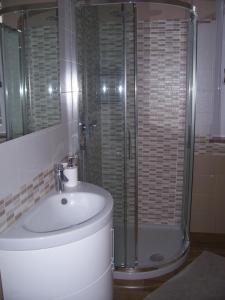 Koupelna v ubytování Casa Morea