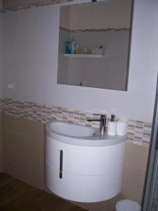 Koupelna v ubytování Casa Morea
