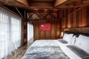 Voodi või voodid majutusasutuse Boutique Hotel Albana Real - Restaurants & Spa toas
