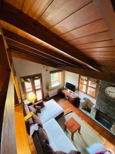 A bed or beds in a room at Panoramic Xalet la Molina con Vistas Excelentes