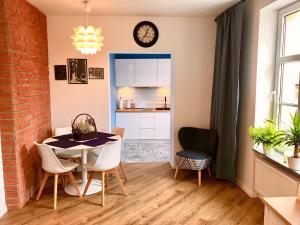 Kuchyňa alebo kuchynka v ubytovaní Apartament „Arctic Blue” + 5 fotografií