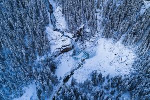 Obiekt Hotel Krimmlerfälle zimą