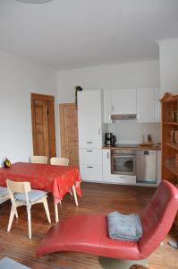 Η κουζίνα ή μικρή κουζίνα στο Ferienwohnung Oldenburg