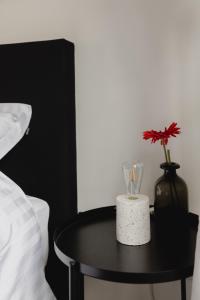 Ein Bett oder Betten in einem Zimmer der Unterkunft Madrid Suites
