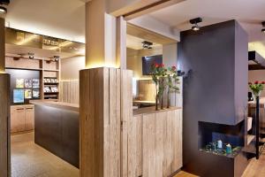 Küche/Küchenzeile in der Unterkunft Hotel Bergkranz