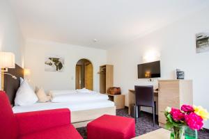 Ένα ή περισσότερα κρεβάτια σε δωμάτιο στο Hotel Puint