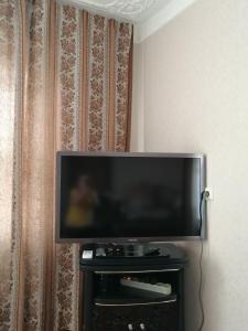 ウラジカフカスにあるКвартира по Тельмана №17の薄型テレビ(室内スタンド付)