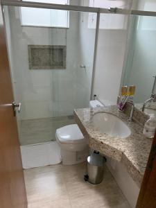 Suites Paraíso de Minas tesisinde bir banyo