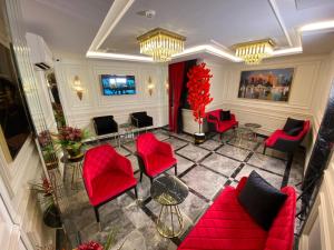 Lounge nebo bar v ubytování OMMA HOTEL