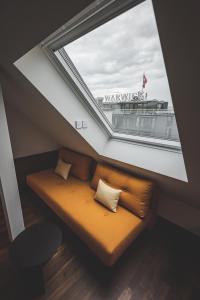 Uma área de estar em Hotel Bernina Geneva