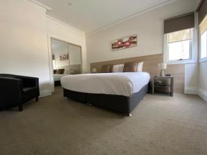 Campaspe Lodge客房内的一张或多张床位