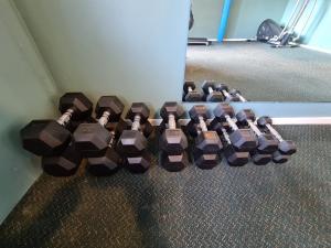 Palestra o centro fitness di Chateau Backpackers & Motels
