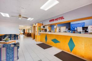 The lobby or reception area at OYO Hotel Tyler Lindale