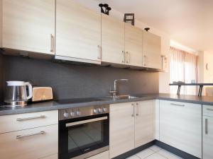 Η κουζίνα ή μικρή κουζίνα στο Ferienhaus Wolkenlos
