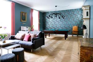 A seating area at Rungstedgaard