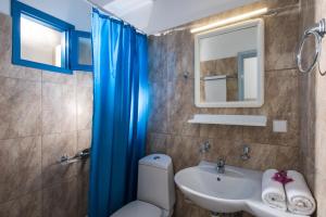 Hotel Aglaia tesisinde bir banyo