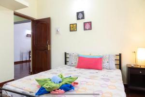 Ліжко або ліжка в номері Cozy 2BHK villa in South Goa near the Beach!!