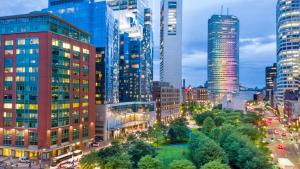 Nespecifikovaný výhled na destinaci Boston nebo výhled na město při pohledu z hotelu