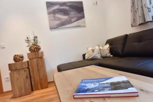 Posezení v ubytování Ferienwohnung Saxenhammer