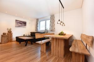 Posezení v ubytování Ferienwohnung Saxenhammer