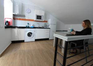 Kuchyň nebo kuchyňský kout v ubytování Ardales Loft