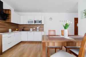 Kuchyňa alebo kuchynka v ubytovaní Apartament Szarotka Kierpcówka 16 Kościelisko by Noclegi Renters