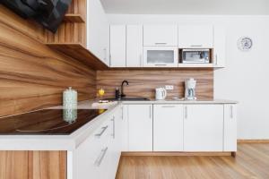 Kuchyňa alebo kuchynka v ubytovaní Apartament Szarotka Kierpcówka 16 Kościelisko by Noclegi Renters