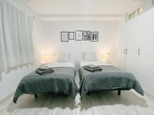 Posteľ alebo postele v izbe v ubytovaní GMC Turistics - Great Apartment for Groups & Families