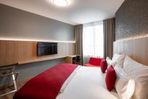 Postel nebo postele na pokoji v ubytování Ocak Hotel