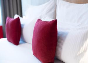 Postel nebo postele na pokoji v ubytování Ocak Hotel