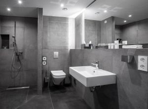 Koupelna v ubytování Ocak Hotel