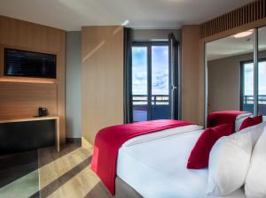 Postel nebo postele na pokoji v ubytování Ocak Hotel