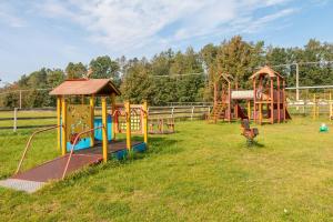 Herní místnost nebo prostor pro děti v ubytování Farma Slunečný Dvůr